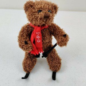 COLLECTOR'S EDITION OPI "ROBBIE" BEAR IN SKIS-2004- #4 IN SERIES BEGINNING 1999